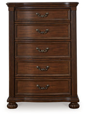 Lavinton Queen Poster Bed, Dresser, Mirror, Chest and Nightstand