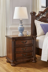 Homestyle Furniture - Ashley Furniture - Lavinton Nightstand - Three Drawer Night Stand - B764-93