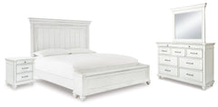 Homestyle Furniture - Ashley Furniture - Kanwyn Queen Panel Storage Bed, Dresser, Mirror and Nightstand - Queen Panel Storage Bed, Dresser, Mirror and Nightstand - B777B19