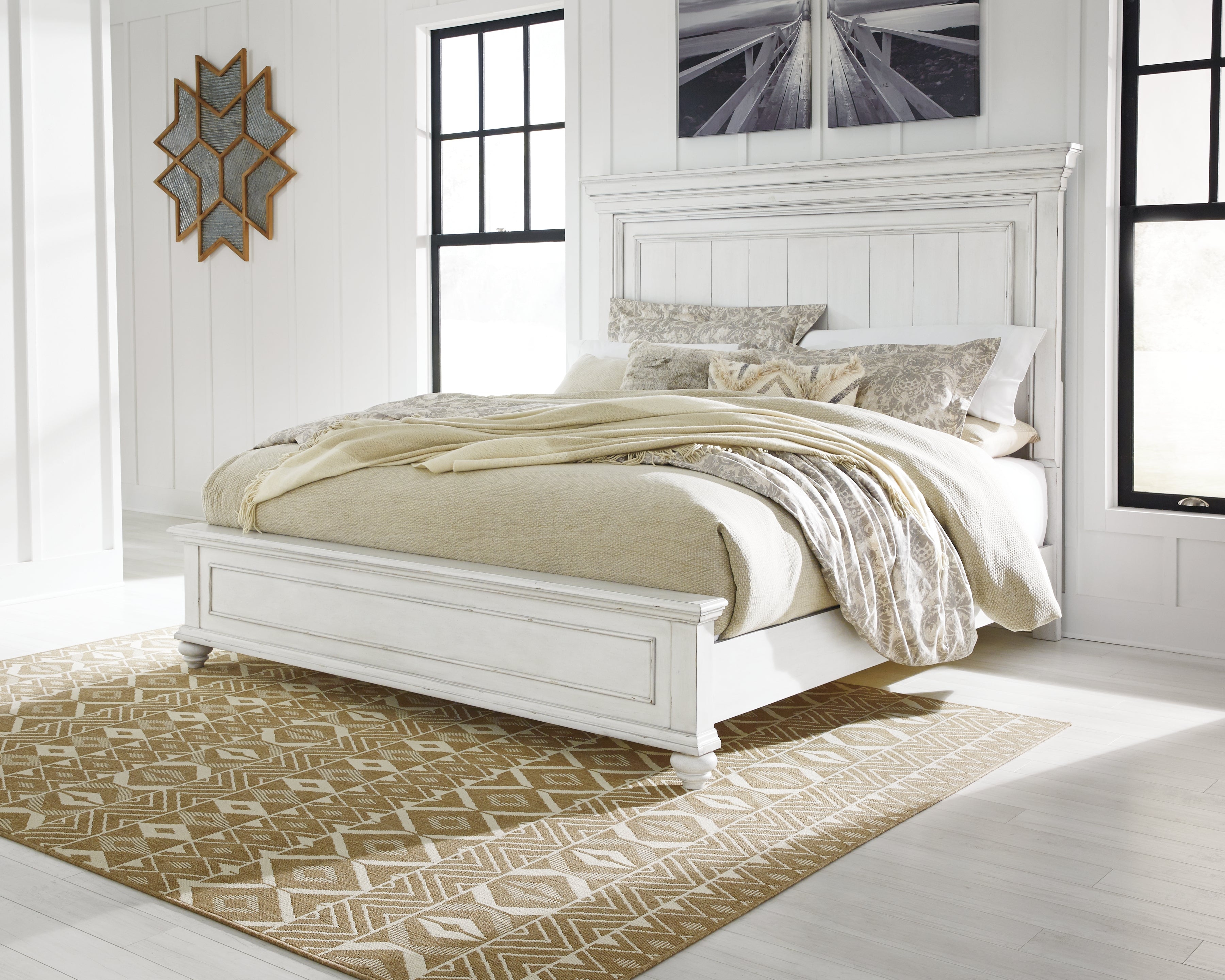 Homestyle Furniture - Ashley Furniture - Kanwyn Queen Panel Bed - Queen Panel Bed - B777B2