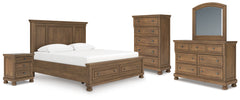 Homestyle Furniture - Ashley Furniture - Feddinger King Panel Storage Bed, Dresser, Mirror, Chest and Nightstand - King Panel Storage Bed, Dresser, Mirror, Chest and Nightstand - PCB779B17