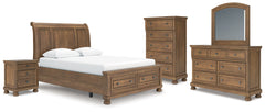Homestyle Furniture - Ashley Furniture - Feddinger Queen Sleigh Bed, Dresser, Mirror, Chest and Nightstand - Queen Sleigh Bed, Dresser, Mirror, Chest and Nightstand - PCB779B18