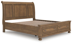 Homestyle Furniture - Ashley Furniture - Feddinger California King Storage Sleigh Bed - California King Storage Sleigh Bed - PCB779B9
