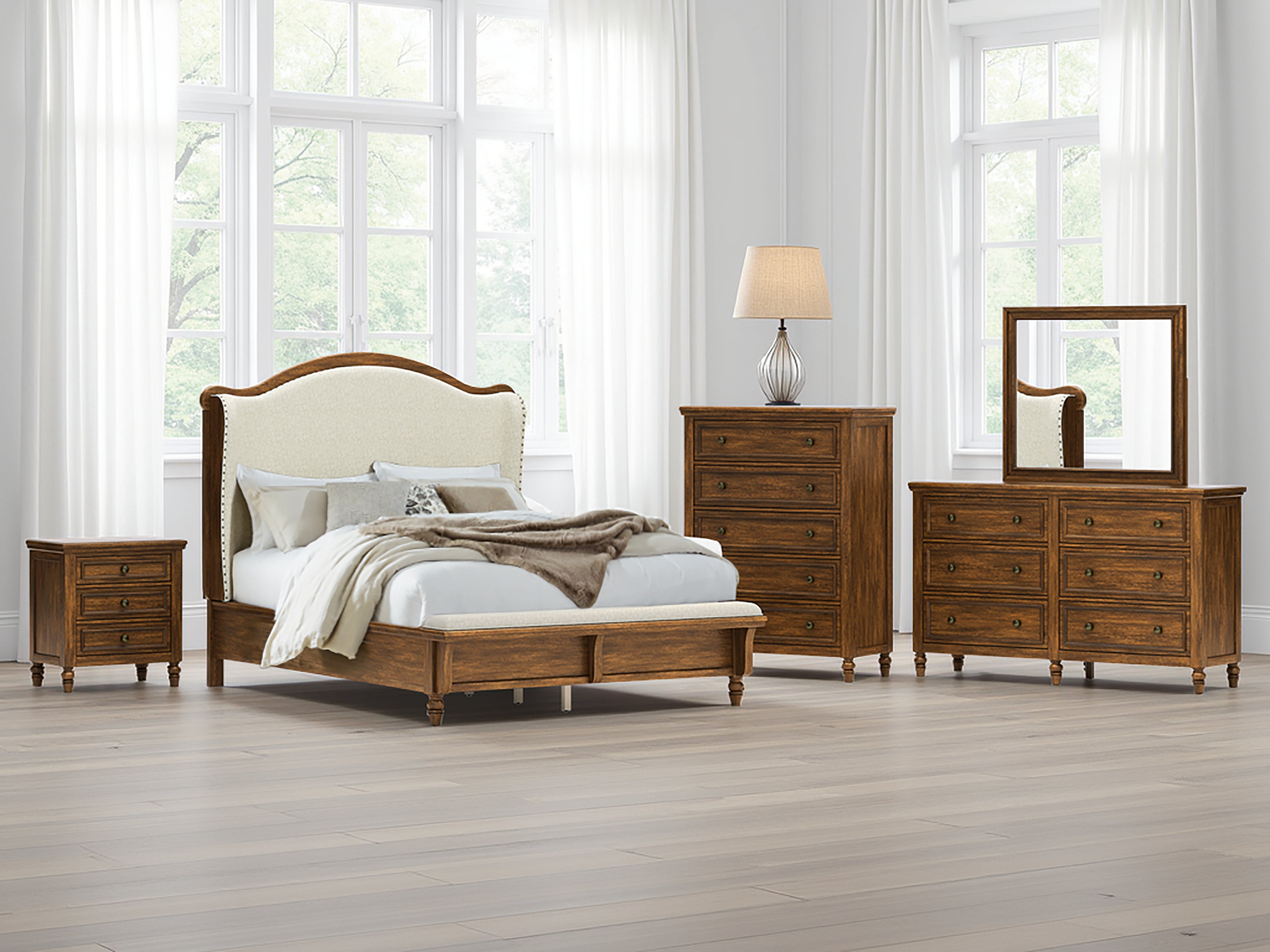 Homestyle Furniture - Ashley Furniture - Sturlayne Queen Upholstered Panel Bed - Queen Upholstered Panel Bed - B787B2