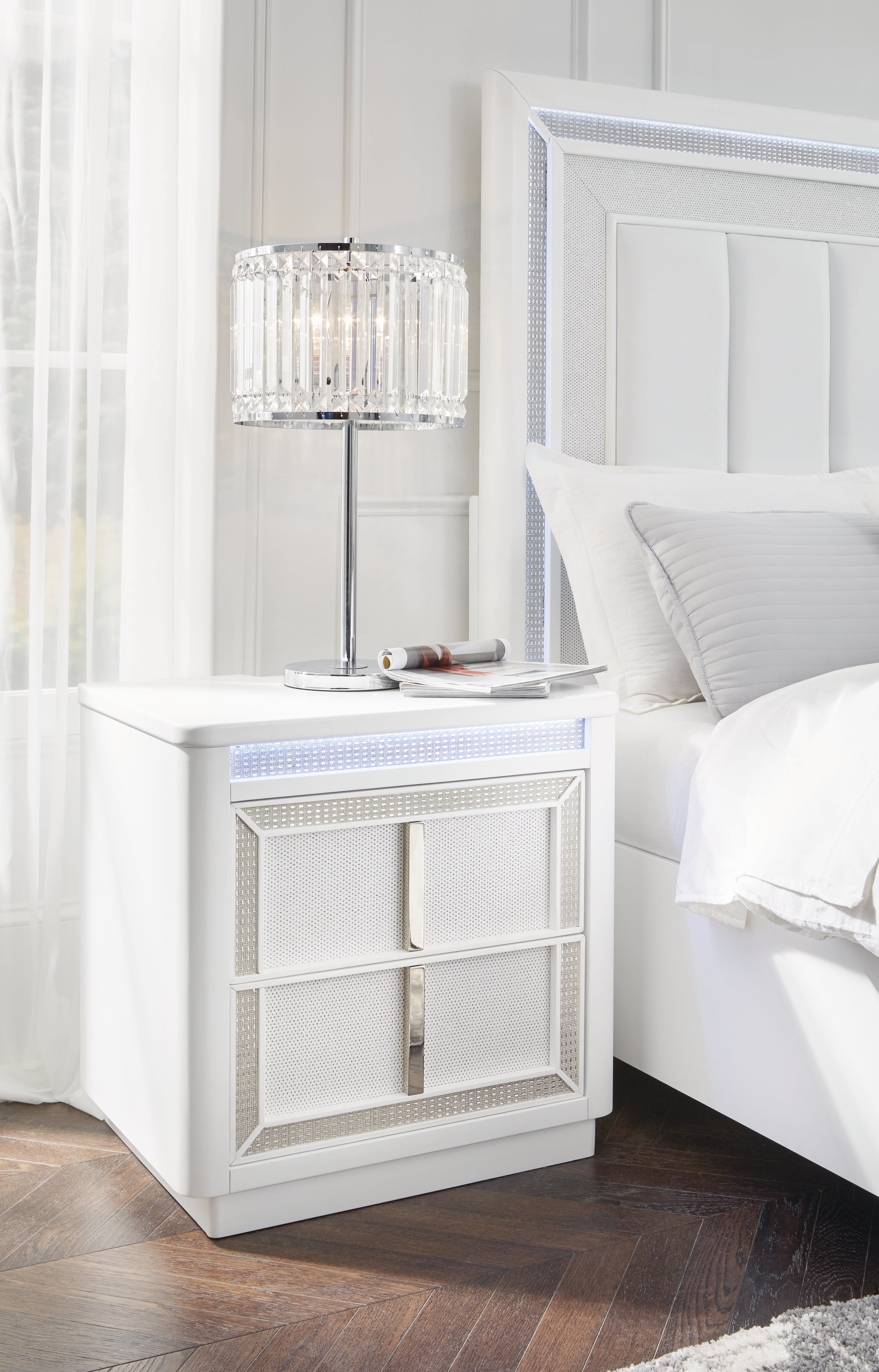 Homestyle Furniture - Ashley Furniture - Chalanna Nightstand - Two Drawer Night Stand - B822-92