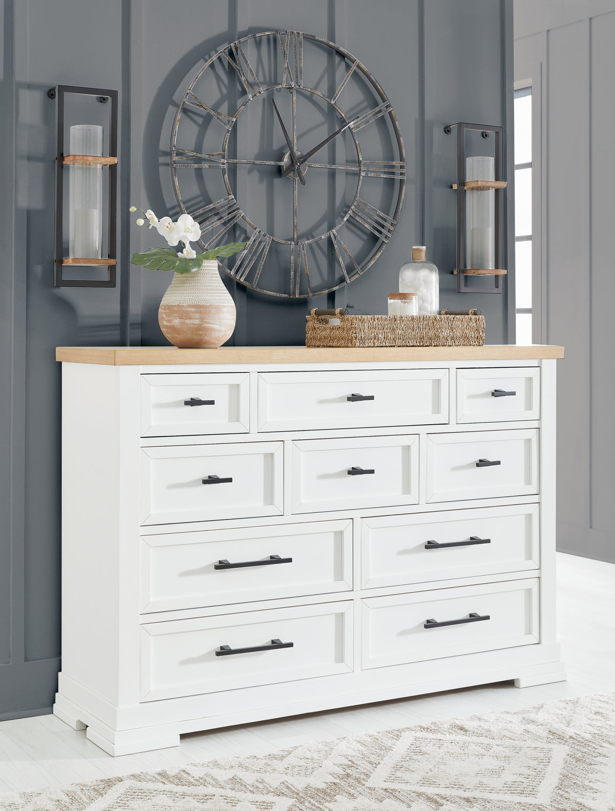 Homestyle Furniture - Ashley Furniture - Ashbryn Dresser - Dresser - B844-31
