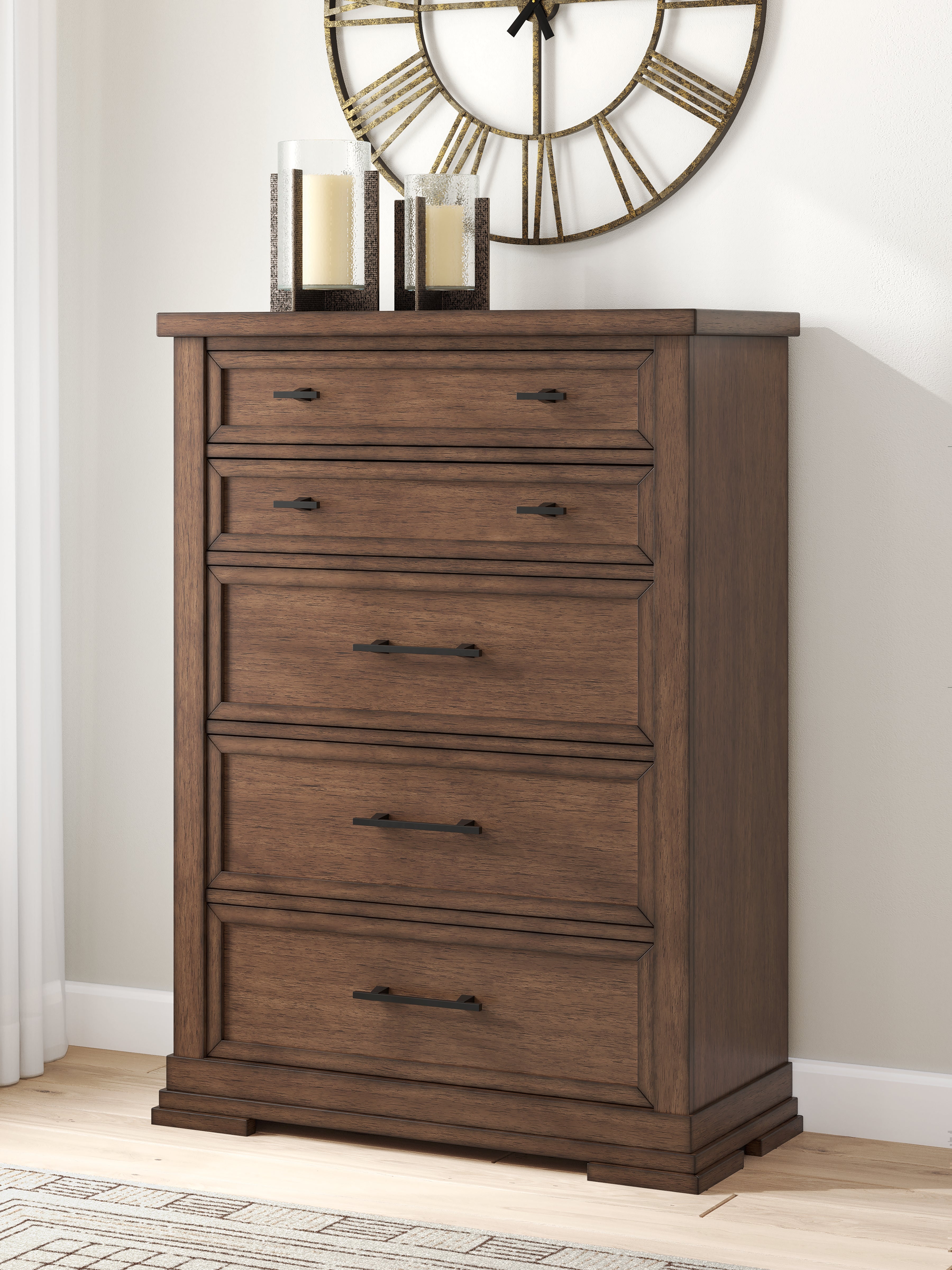 Homestyle Furniture - Ashley Furniture - Taffenbrook Chest of Drawers - Five Drawer Chest - B849-46