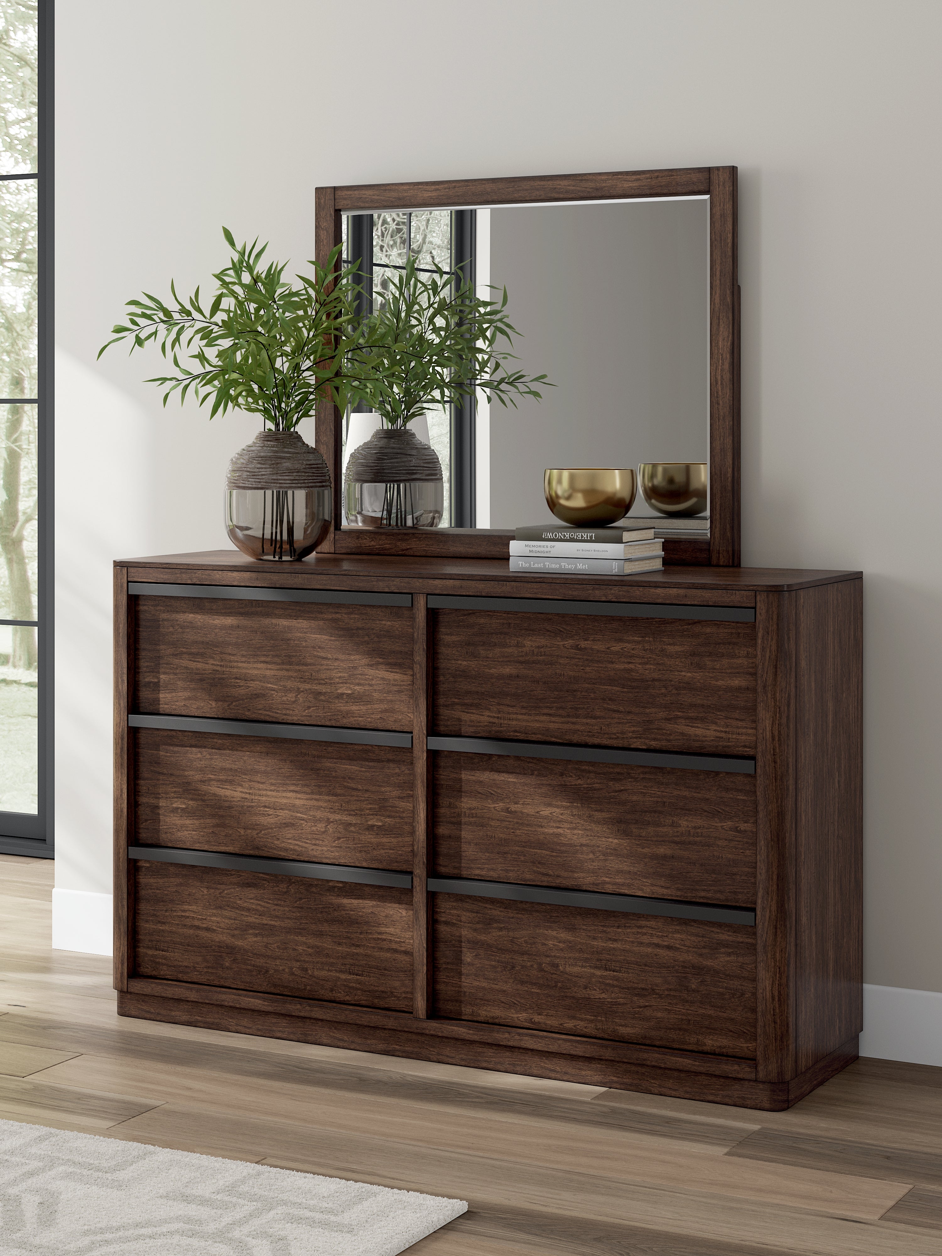 Homestyle Furniture - Ashley Furniture - Dilenno Dresser and Mirror - Dresser and Mirror - PCB857B1