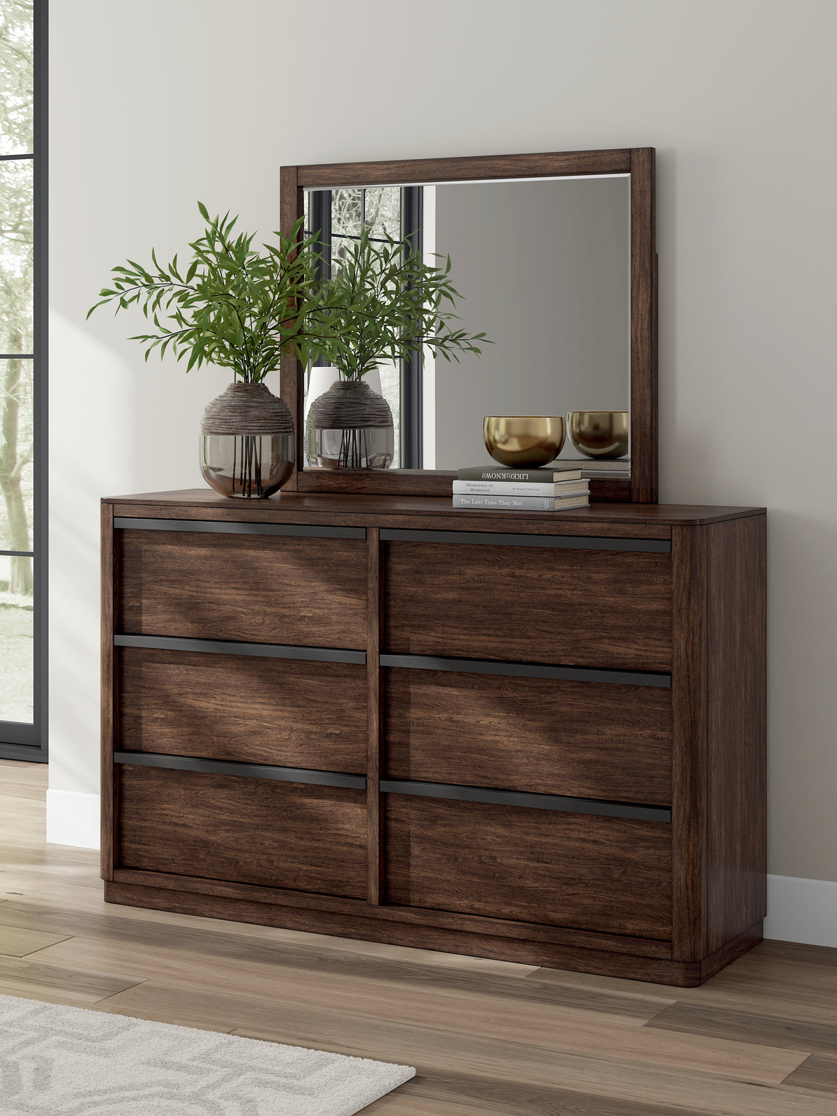 Homestyle Furniture - Ashley Furniture - Dilenno Dresser and Mirror - Dresser and Mirror - PCB857B1