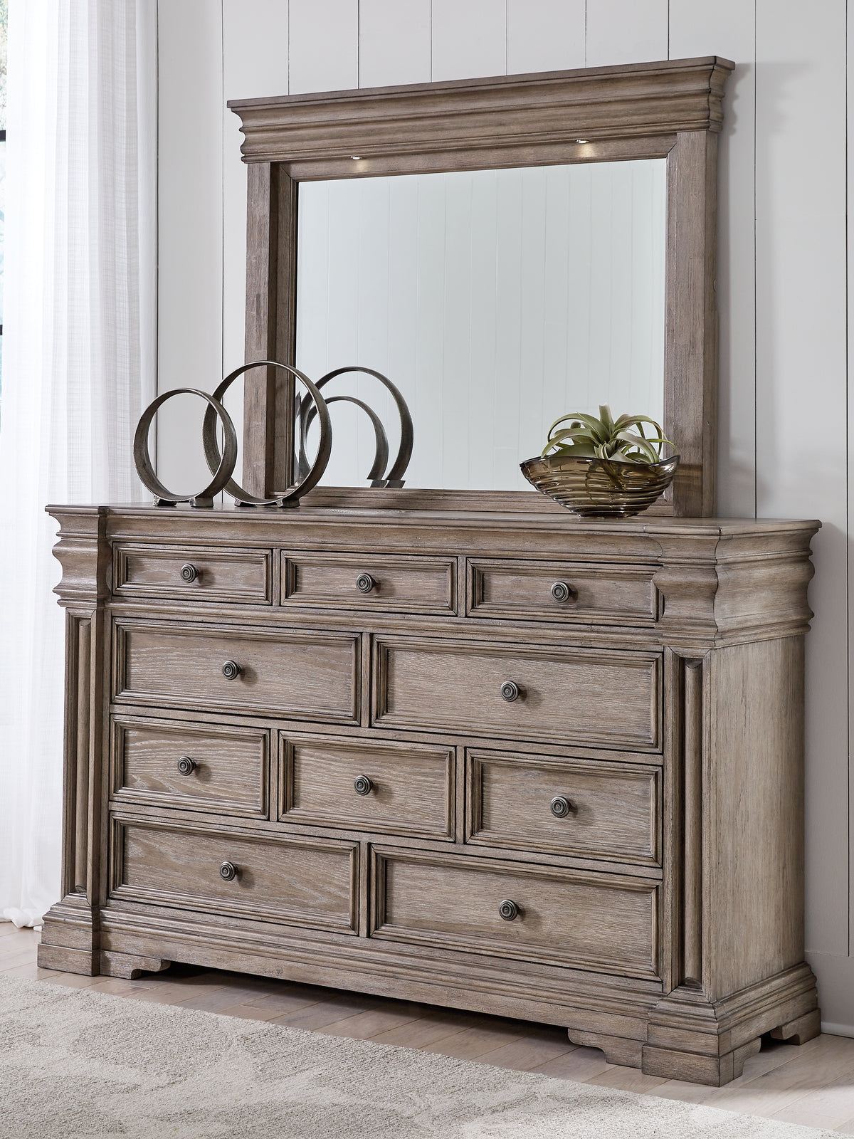 Homestyle Furniture - Ashley Furniture - Blairhurst Dresser and Mirror - Dresser and Mirror - B916B1