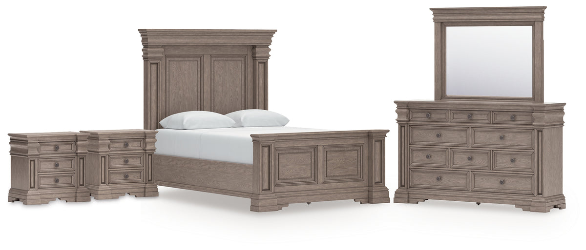 Homestyle Furniture - Ashley Furniture - Blairhurst Queen Panel Bed, Dresser, Mirror and 2 Nightstands - Queen Panel Bed, Dresser, Mirror and 2 Nightstands - B916B10