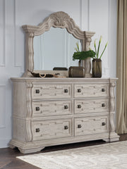 Homestyle Furniture - Ashley Furniture - Bruchandi Dresser and Mirror - Dresser and Mirror - PCB948B1
