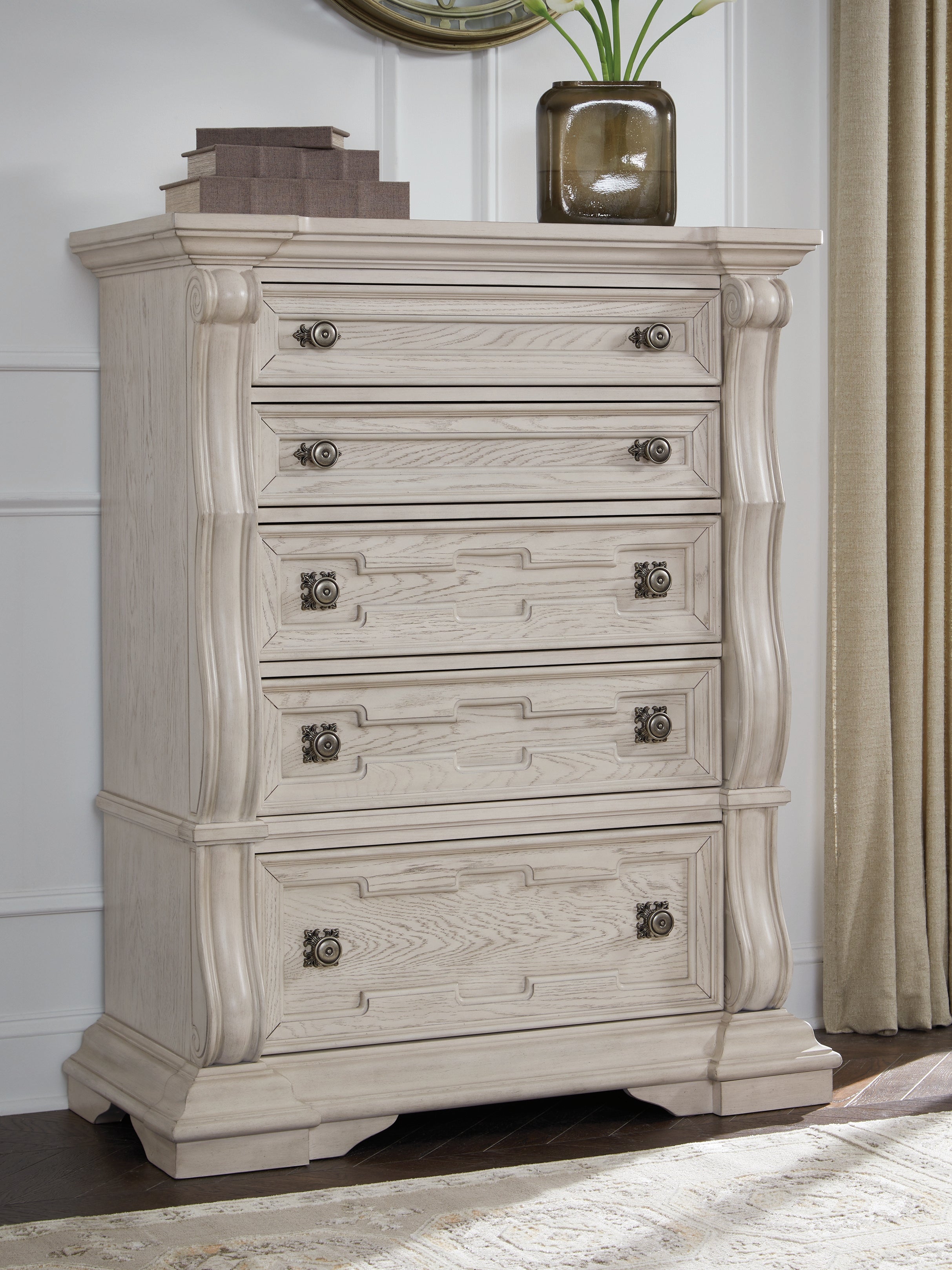 Homestyle Furniture - Ashley Furniture - Bruchandi Chest of Drawers - Five Drawer Chest - PCB948-46
