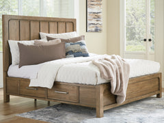 Homestyle Furniture - Ashley Furniture - Cabalynn California King Panel Bed with Storage - California King Panel Bed with Storage - B974B9
