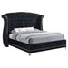 Barzini California King Tufted Upholstered Bed Black image