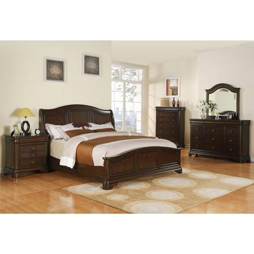 Cameron Cherry King Panel Bed – SKU CM750KB | HomeStyle Furniture