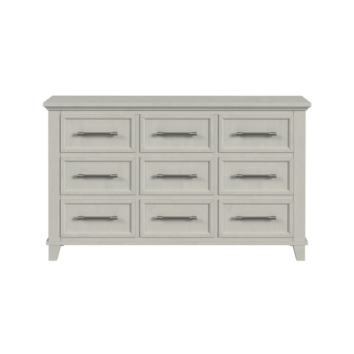 Canterbury 9-Drawer Dresser in Ivory