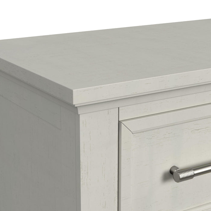 Canterbury 2-Drawer Nightstand with USB in Ivory