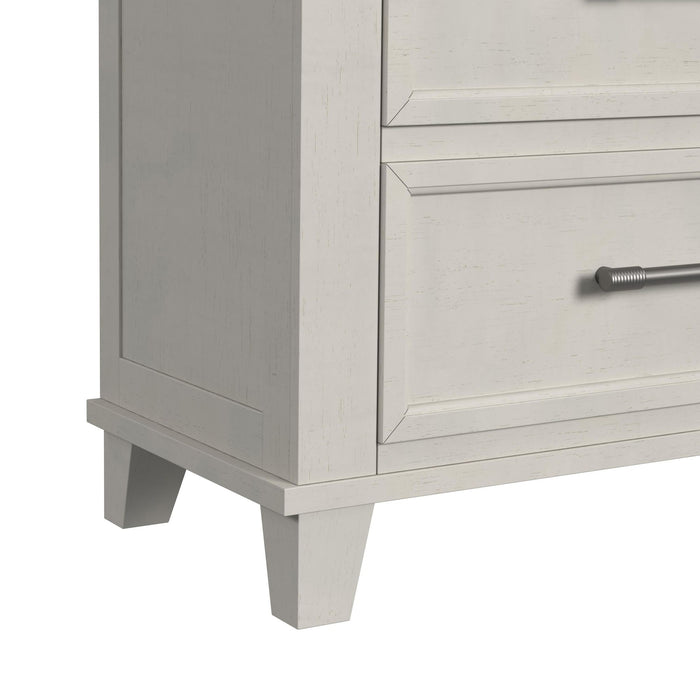 Canterbury 2-Drawer Nightstand with USB in Ivory