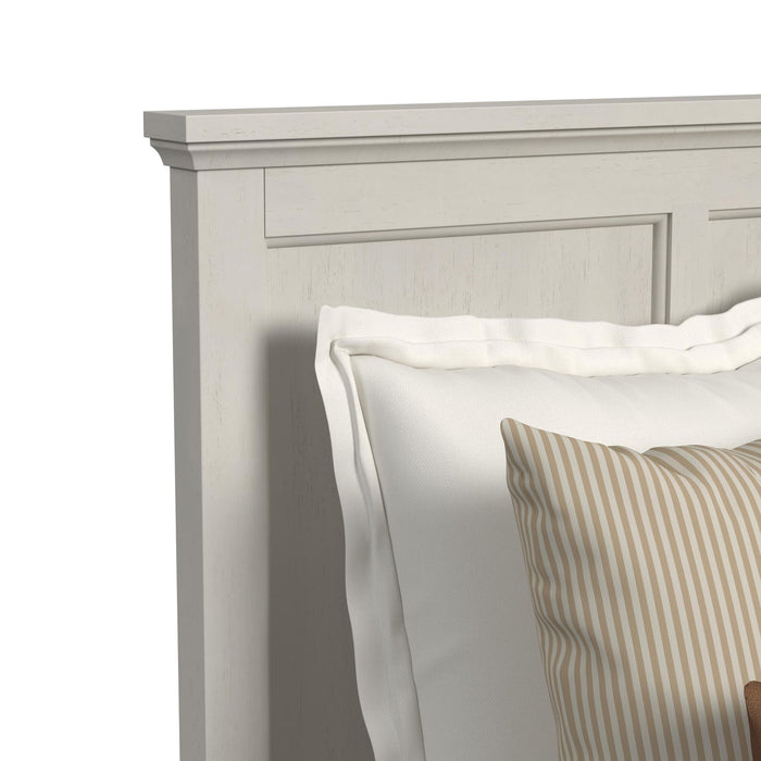 Canterbury King Storage Bed in Ivory