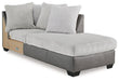 Clairette Court Sectional with Chaise READY IN STOCK - Clairette Court Sectional