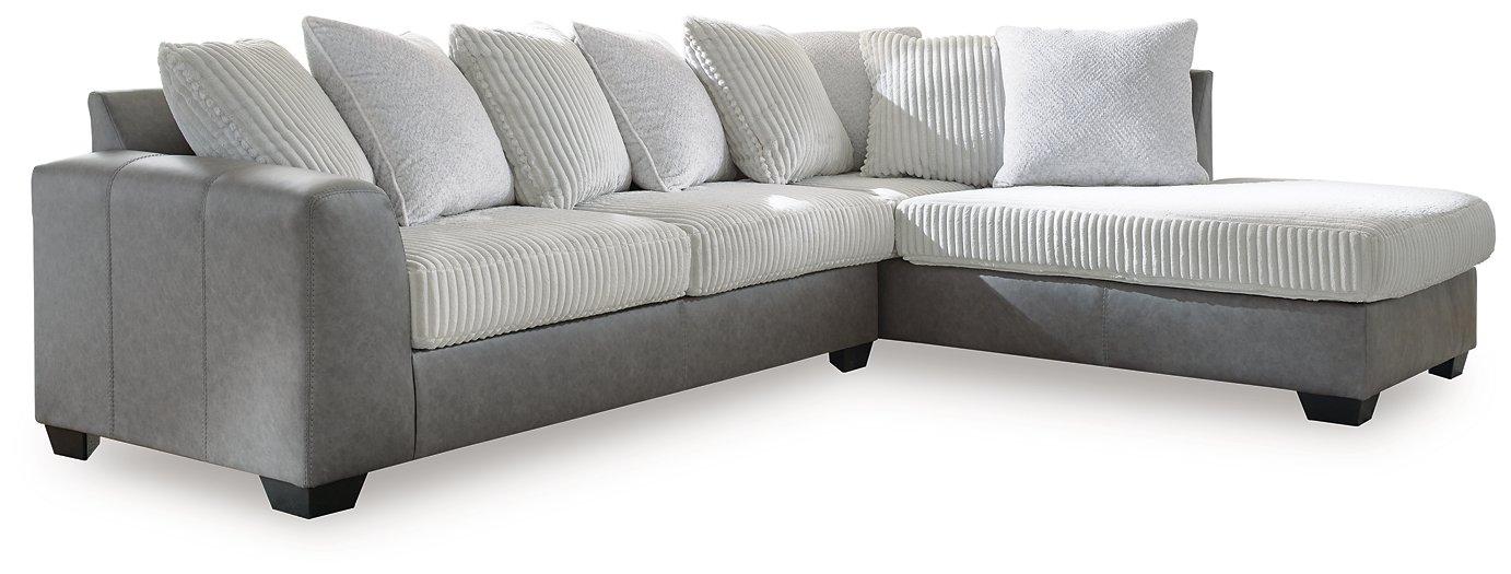 Clairette Court Sectional with Chaise READY IN STOCK - Clairette Court Sectional