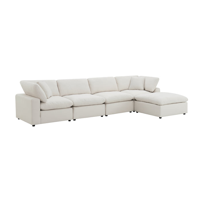 Cloud 9 Sectional Armless Chair Garrison Cotton