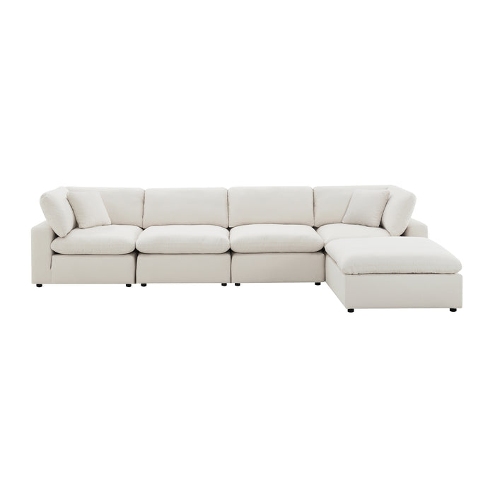 Cloud 9 Sectional Armless Chair Garrison Cotton