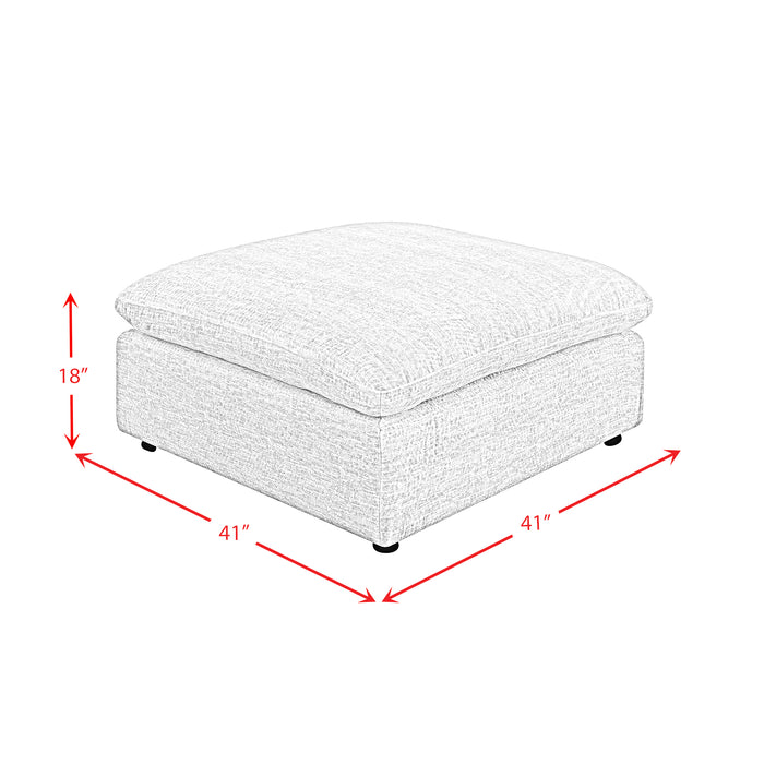 Cloud 9 Sectional 6 PC Garrison Cotton