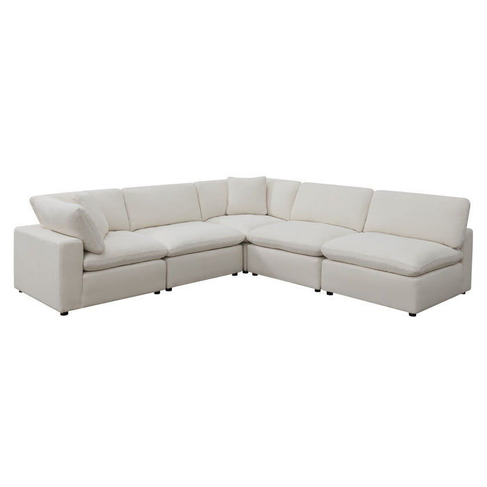 Cloud 9 Sectional 6 PC Garrison Cotton