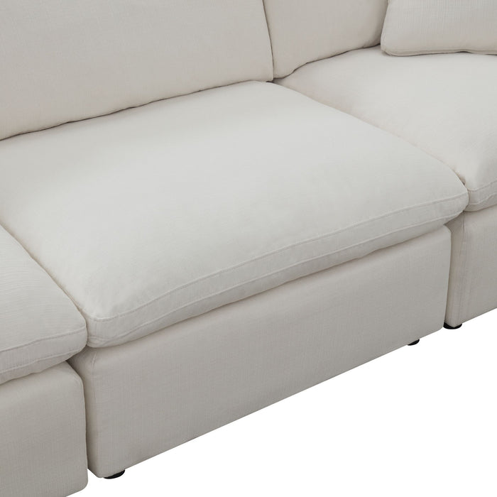 Cloud 9 Sectional 6 PC Garrison Cotton
