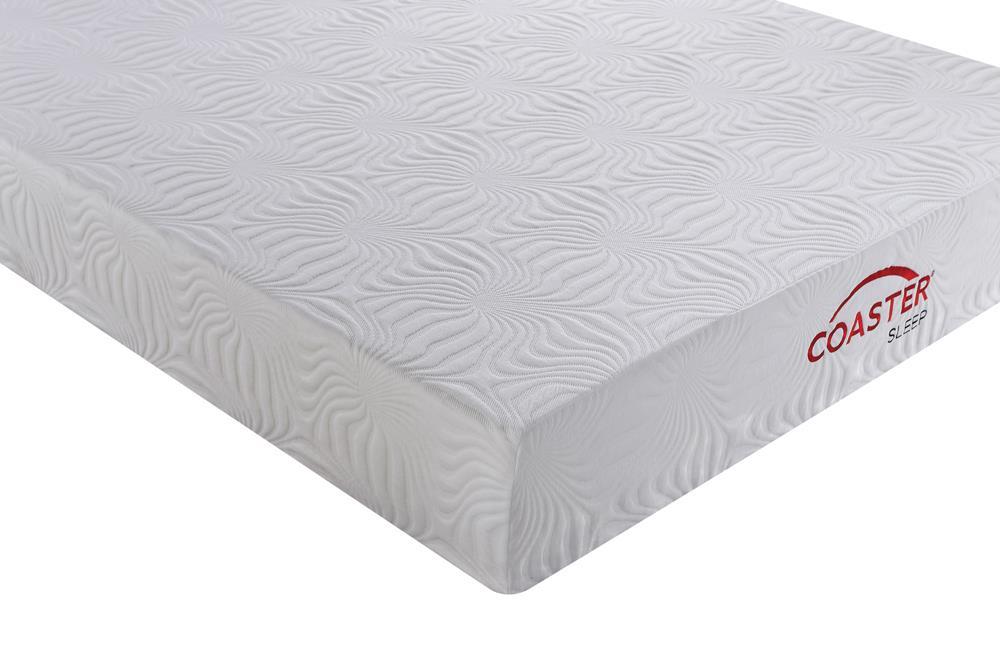 Key Twin Memory Foam Mattress White  Homestyle Furniture (ARk)