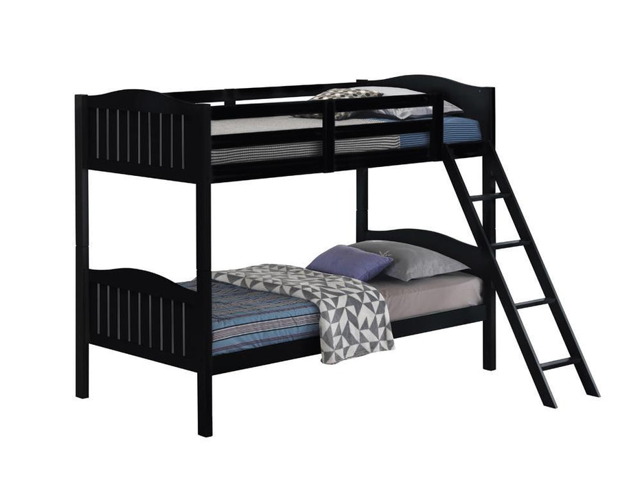 405053BLK TWIN/TWIN BUNK BED