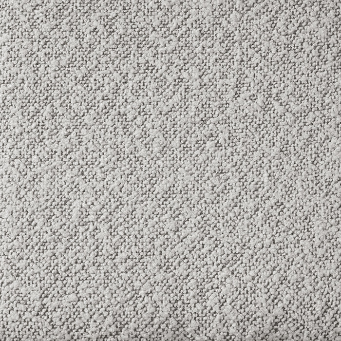 Conner Dining Bench with Light Grey Boucle Fabric in Oak