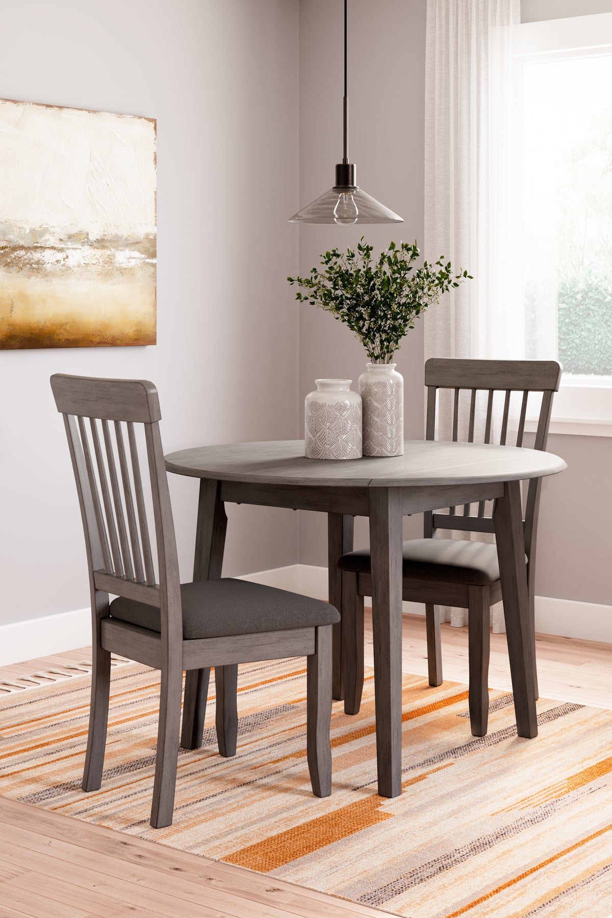 Homestyle Furniture - Ashley Furniture - Shullden Dining Table and 2 Chairs - Dining Table and 2 Chairs - D194D2