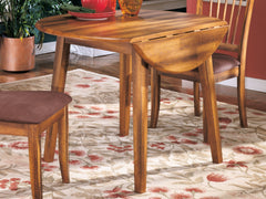 Homestyle Furniture - Ashley Furniture - Berringer Dining Drop Leaf Table - Round DRM Drop Leaf Table - D199-15