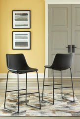 Homestyle Furniture - Ashley Furniture - Centiar Pub Height Bar Stool (Set of 2) - Pub Height Bar Stool (Set of 2) - D372-630X2