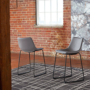 Homestyle Furniture - Ashley Furniture - Centiar Counter Height Bar Stool (Set of 2) - Counter Height Bar Stool (Set of 2) - D372-824X2