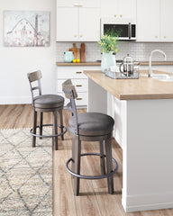 Homestyle Furniture - Ashley Furniture - Caitbrook Counter Height Bar Stool - UPH Swivel Barstool (1/CN) - D388-224