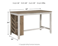 Homestyle Furniture - Ashley Furniture - Skempton Counter Height