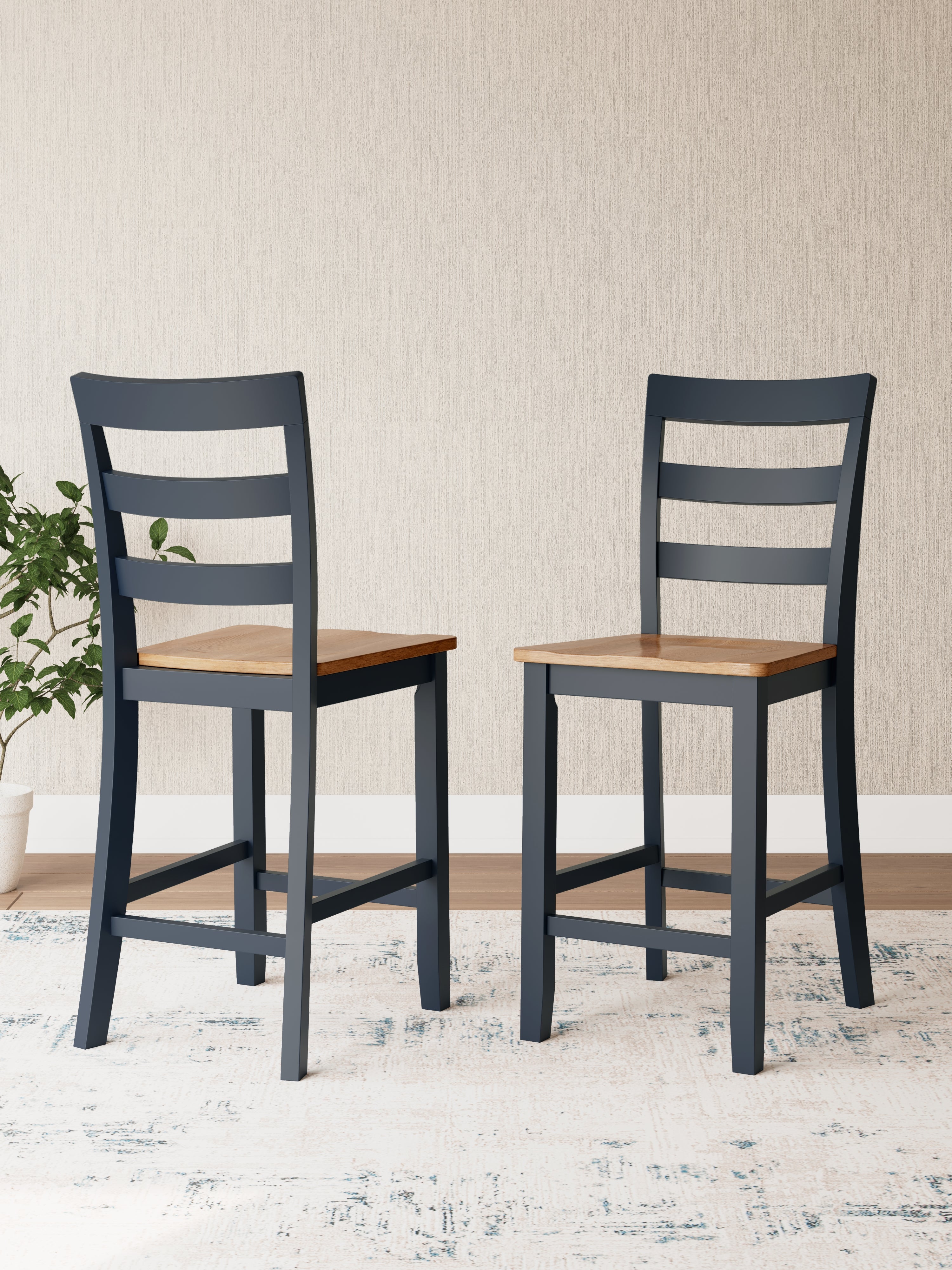 Homestyle Furniture - Ashley Furniture - Gesthaven Counter Height Barstool (Set of 2) - Counter Height Barstool (Set of 2) - D399-124X2