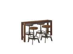Homestyle Furniture - Ashley Furniture - Torjin Counter Height Dining Table with 4 Barstools - Counter Height Dining Table with 4 Barstools - D440D2