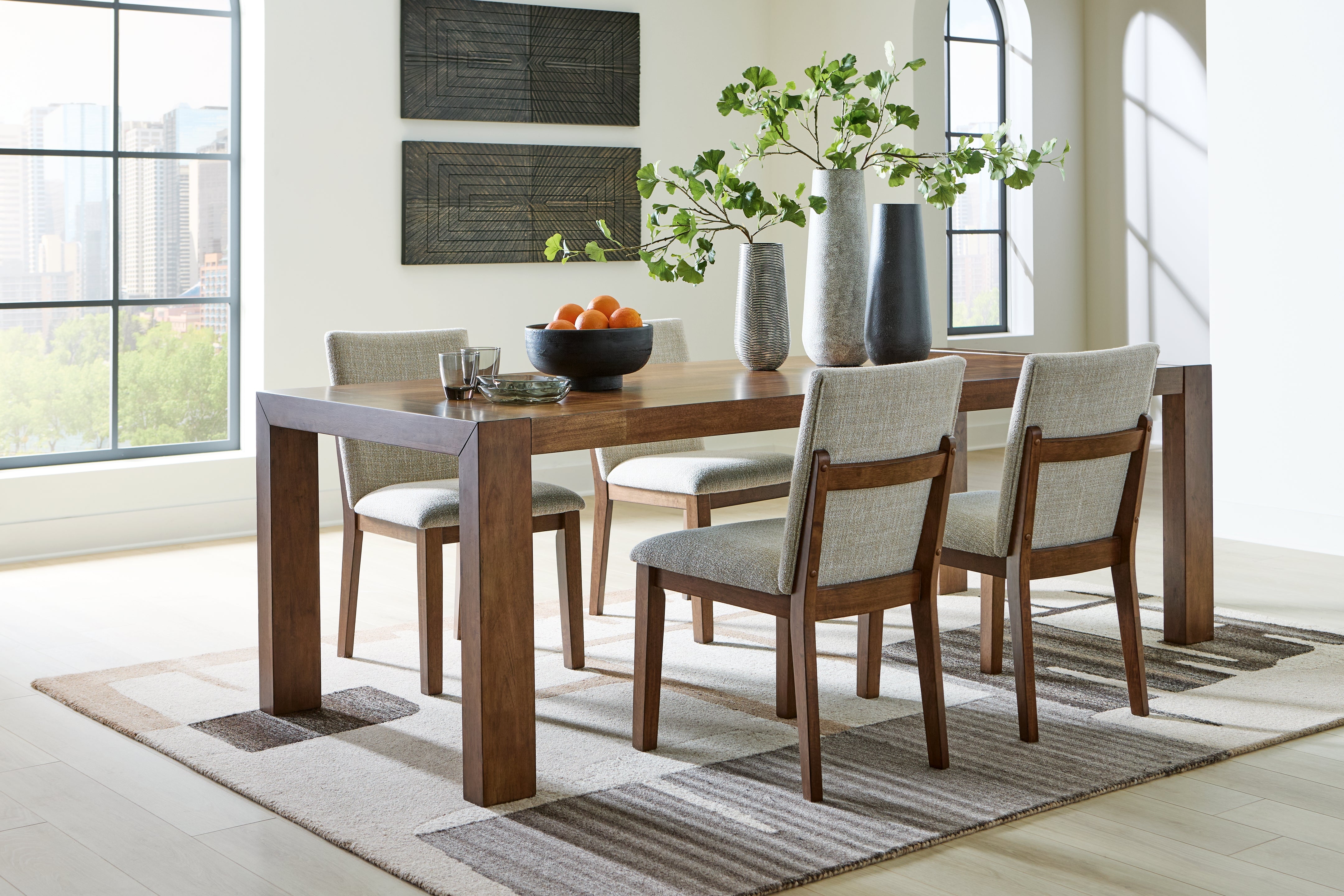 Homestyle Furniture - Ashley Furniture - Kraeburn Dining Table and 4 Chairs - Dining Table and 4 Chairs - D496D1