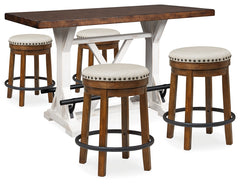 Homestyle Furniture - Ashley Furniture - Valebeck Counter Height Table and 4 Stools - Counter Height Table and 4 Stools - D546D8