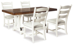 Homestyle Furniture - Ashley Furniture - Valebeck Dining Table and 4 Chairs - Dining Table and 4 Chairs - D546D2