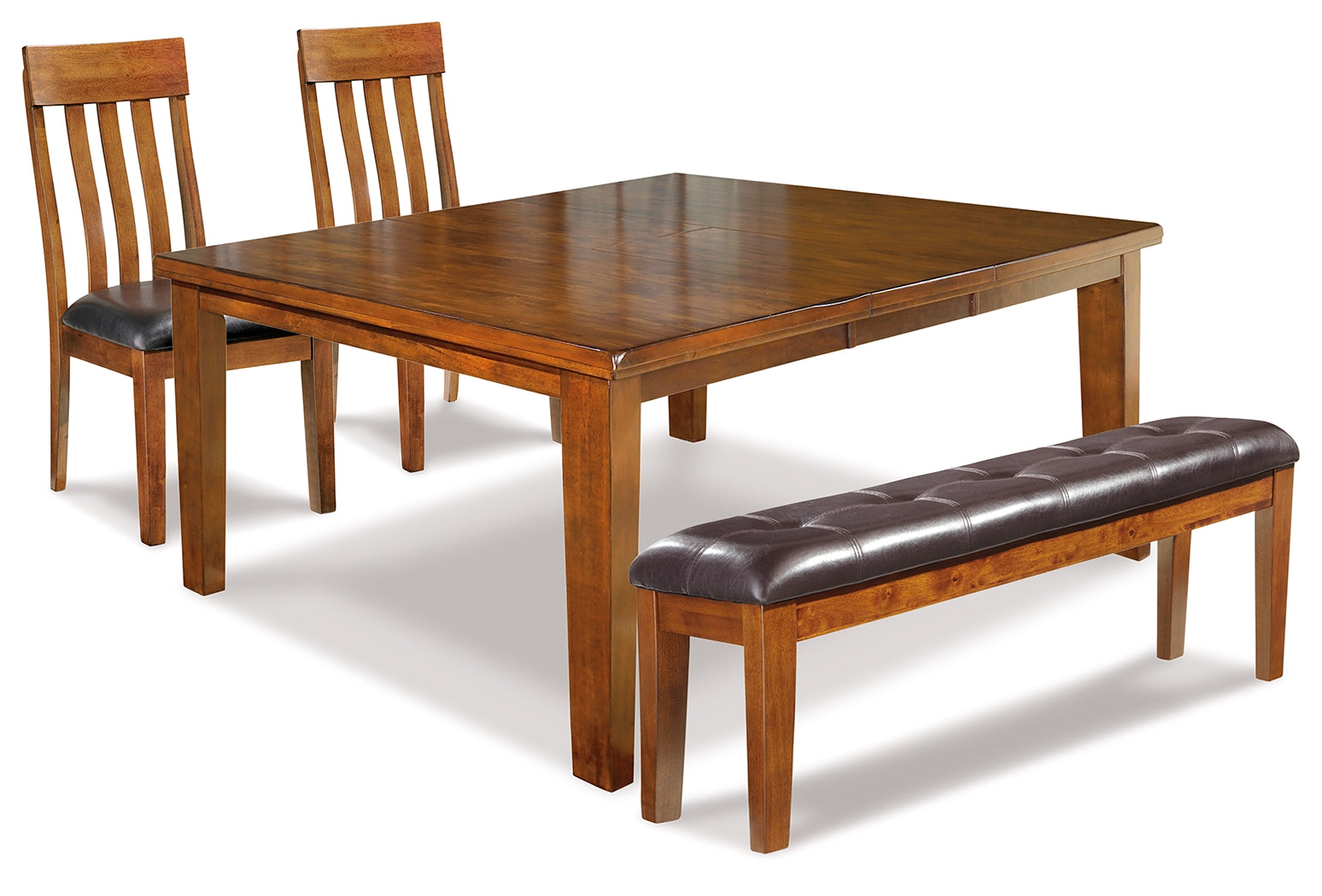 Homestyle Furniture - Ashley Furniture - Ralene Dining Table and 2 Chairs and Bench - Dining Table and 2 Chairs and Bench - D594D8