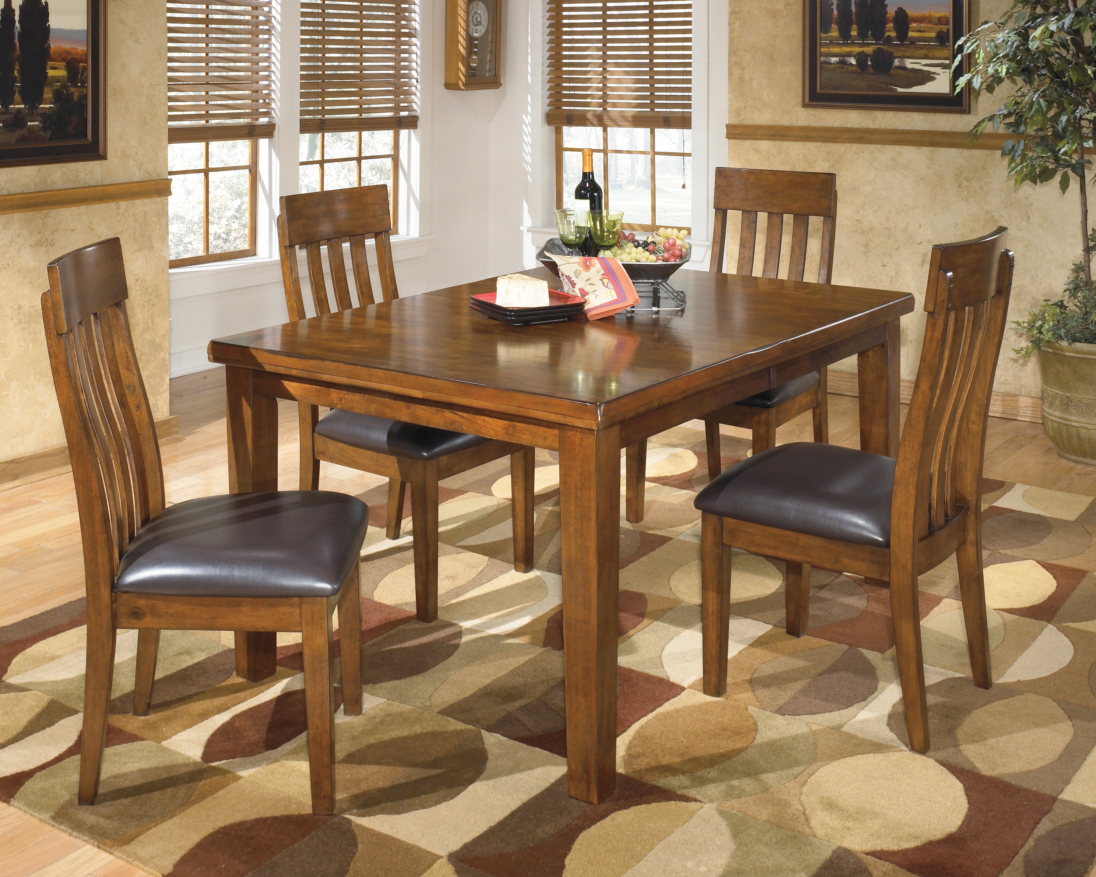Homestyle Furniture - Ashley Furniture - Ralene Dining Table with 4 Chairs - Dining Table with 4 Chairs - D594D6