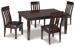 Homestyle Furniture - Ashley Furniture - Haddigan Dining Table and 4 Chairs - Dining Table and 4 Chairs - D596D1
