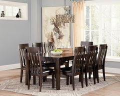 Homestyle Furniture - Ashley Furniture - Haddigan Dining Table and 8 Chairs - Dining Table and 8 Chairs - D596D4