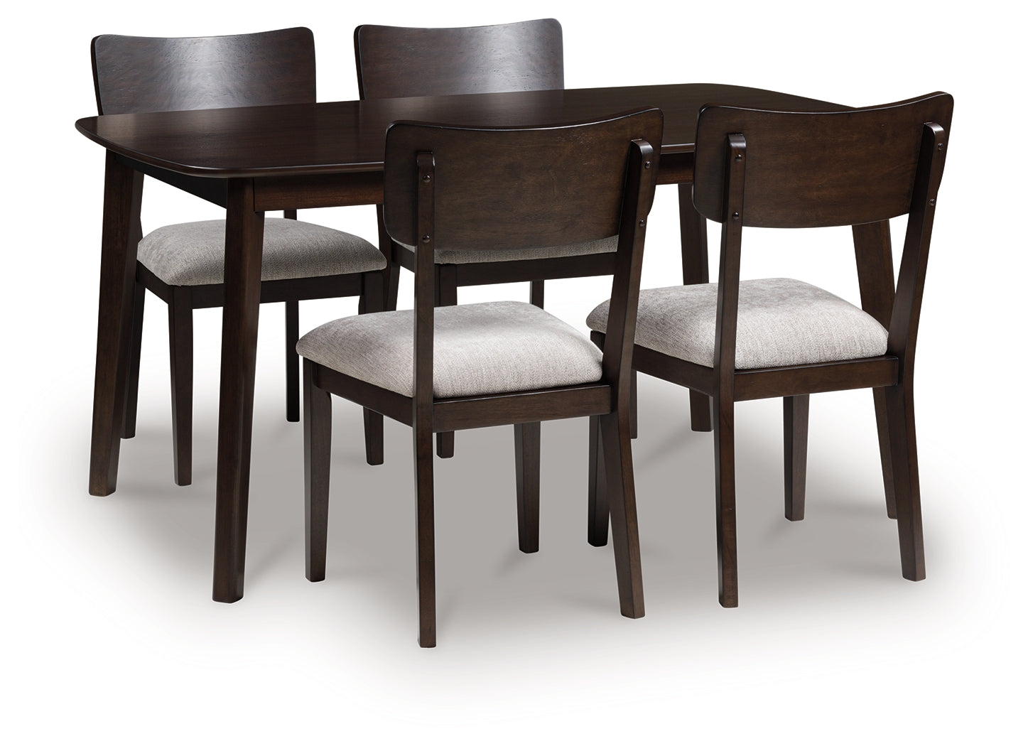 Homestyle Furniture - Ashley Furniture - Mallenette Dining Table and 4 Chairs (Set of 5) - Dining Room Table Set (5/CN) - PCD607-225